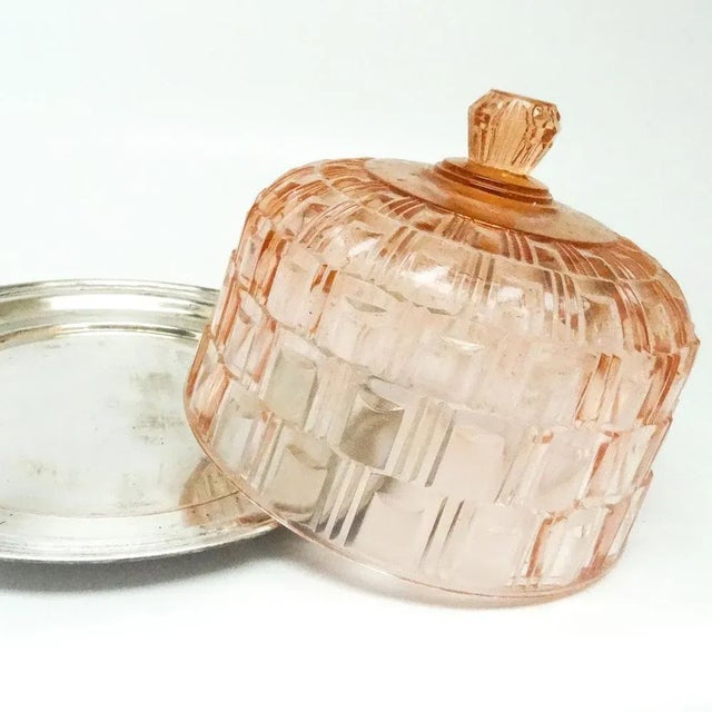 Art Deco Cake Bowl, Germany, 1930s For Sale - Image 6 of 11