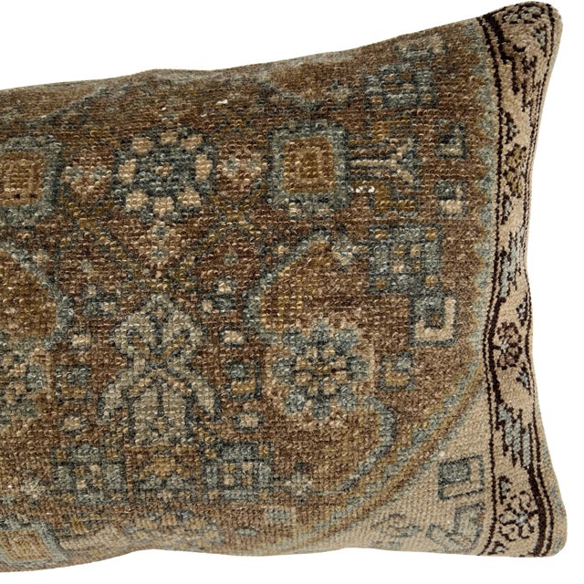 Vintage Turkish Rug Pillow For Sale - Image 4 of 5