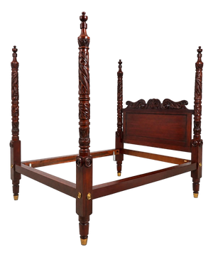 Ralph Lauren Safari Mahogany Queen Size Bed