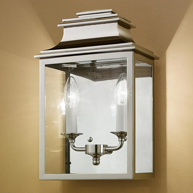 Art Deco Polished Nickel Wall Light For Sale - Image 3 of 4