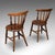 1900 - 1909 Set of 4 Antique Station Chairs, English Beech Dining Seat, Reception, Edwardian For Sale - Image 5 of 12