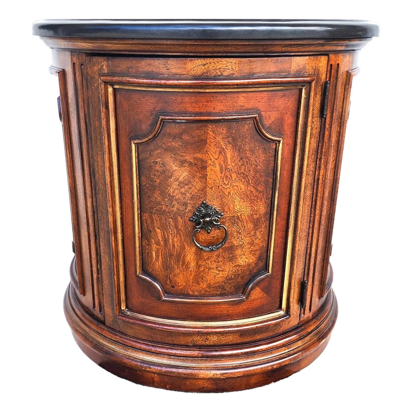 Drexel Heritage Casa Vida Side Center Drum Table | Chairish