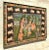 A fabulous vintage Boho Original oil painting on silk. A chic storied Indian Pichwaa in deep rich colors. A lot of extra...