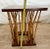Mid-Century Side Table Hollywood Regency Bamboo & Wood Forest-Base For Sale - Image 9 of 12