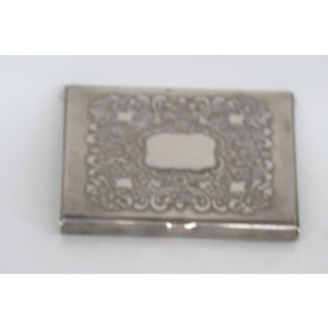 Godinger Silver Plated Picture or Card Holder Compact Metal Photo Album 4761b For Sale - Image 10 of 11