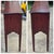 Distressed Rustic Burgundy Red Console Table Sideboard Buffet Credenza For Sale In Washington DC - Image 6 of 9