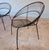 Mid-Century Modern Pair of Mid-Century Modern Wrought Iron Hoop Lounge Chairs, C. 1950s–1960s For Sale - Image 3 of 14
