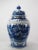 Large Chinese Blue and White Porcelain Ginger Jar With Hand Painted Scenery For Sale - Image 9 of 11