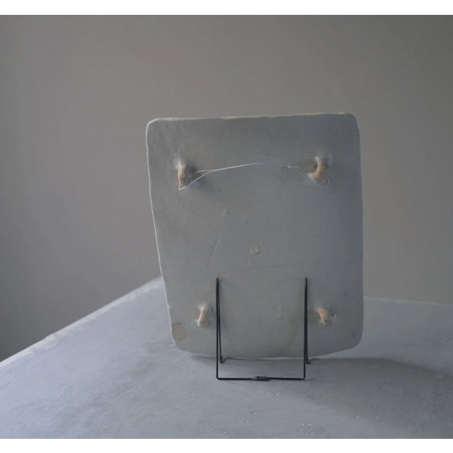 Ceramic Handmade Japanese Ceramic Wall Hanging Plate by Katsunori Yaoita - One of a Kind For Sale - Image 7 of 10