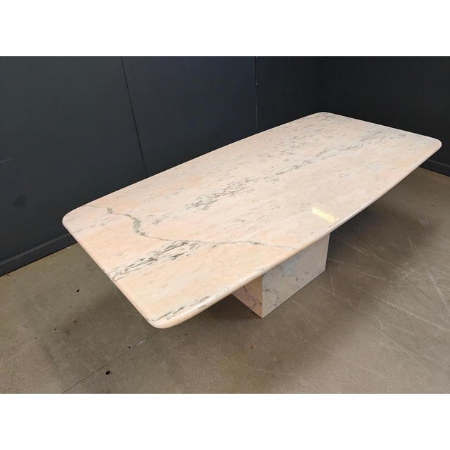 Stone Vintage Italian Marble Dining Table, 1970s For Sale - Image 7 of 14