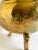 Metal Vintage Asian Brass Incense Burner With Dragon Etchings For Sale - Image 7 of 13