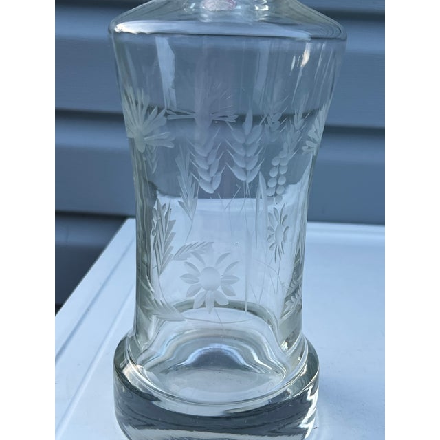 Glass 1960s Summerfield Decanter by Leonard Silver For Sale - Image 7 of 12