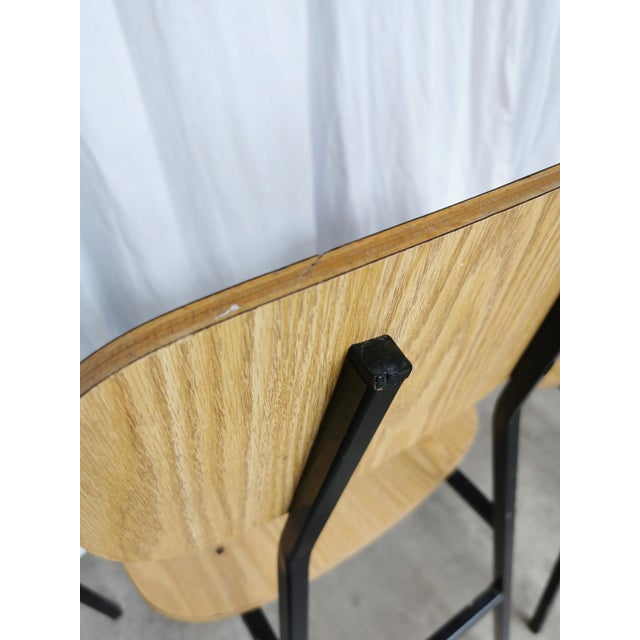 Mid-Century Modern School Chairs from STOL Kamnik, 1970s, Set of 4 For Sale - Image 9 of 18