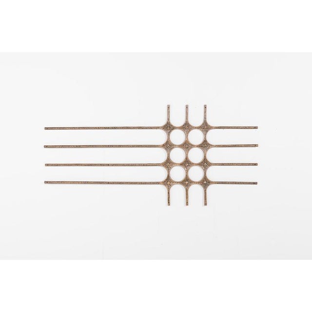 Brutalist casted aluminium door fixture/surface decoration. It can also be used as spectacular wall art sculpture. Could...