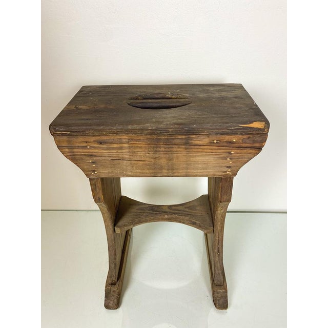 Dutch Pine Farmhouse Stool, 1950 For Sale - Image 16 of 16