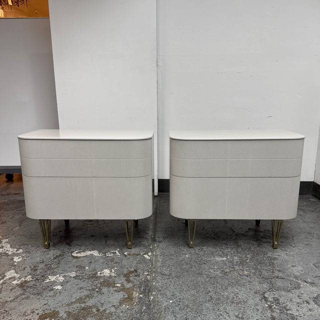 Design Plus Gallery presents a Pair of True Love Nightstands from Caracole. From the Caracole Classic collection, each...