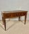 French Louis XVI Style Walnut Writing Desk With Leather Top, Early 20th Century For Sale - Image 4 of 9