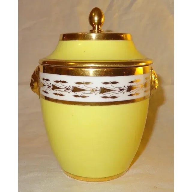 1800s French Empire Porcelain Covered Urn For Sale In New York - Image 6 of 11
