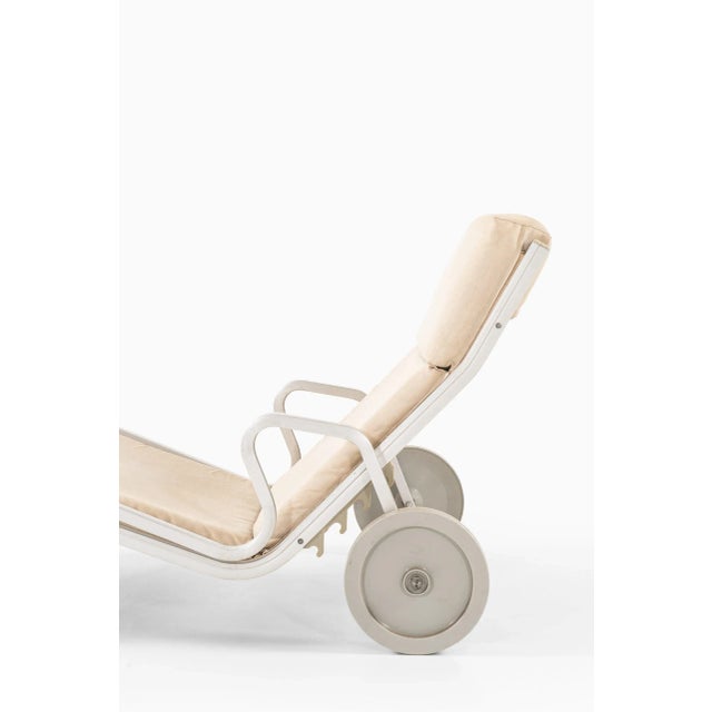 Rare sunbed / lounge chair designed by Eric Sigfrid Persson. Produced in Sweden. This piece is attributed to the mentioned...