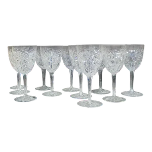Baccarat Lagny Clear Crystal Water Glass -A Set of 11