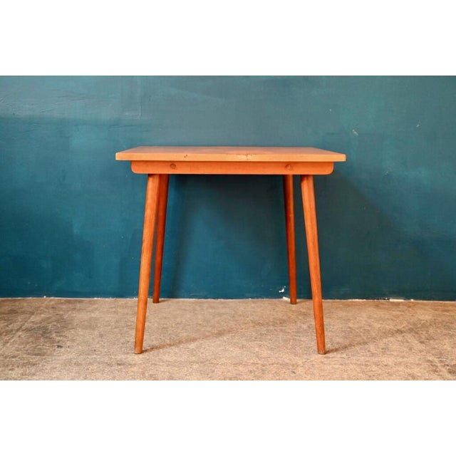 Country Square Bistro Table, 1950s For Sale - Image 9 of 15