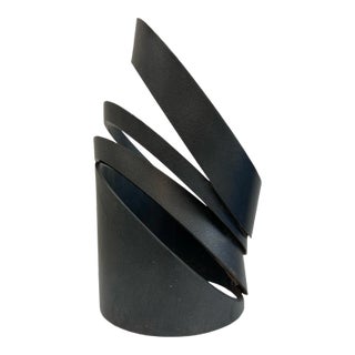 Dan Howachyn, 1997, “Off Center,” Vintage Steel Sculpture, Monogram Signature For Sale