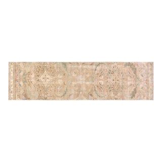 Vintage Turkish Hand Knotted Wool Rug, 2'3''x9'8'' For Sale