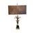 1960s Hollywood Regency Lamp in Gilded Brass, 1960s For Sale - Image 5 of 5
