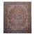 Early 20th Century Persian Kashan Rug, Hand-Knotted Wool, Floral Pattern, Rust & Ivory, 8x10 For Sale