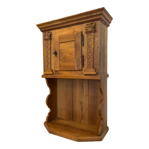 Oak Liquor Cabinet, 1950s For Sale