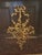 French Early 20th Century French Brass Fireplace Screen With Floral & Ribbon Motifs [Sp] For Sale - Image 3 of 9