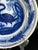 Spanish Talavera Blue and White Faience Charger with Bird and Helechos y Palmeta Decoration, 18th Century For Sale - Image 4 of 10
