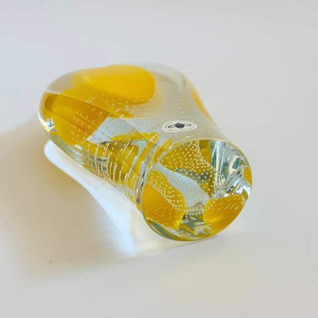 Beranek Czech Art Glass Vase by Pavel Juda For Sale - Image 11 of 11