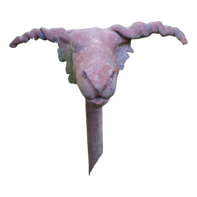 Handmade Clay Head, 1980s For Sale
