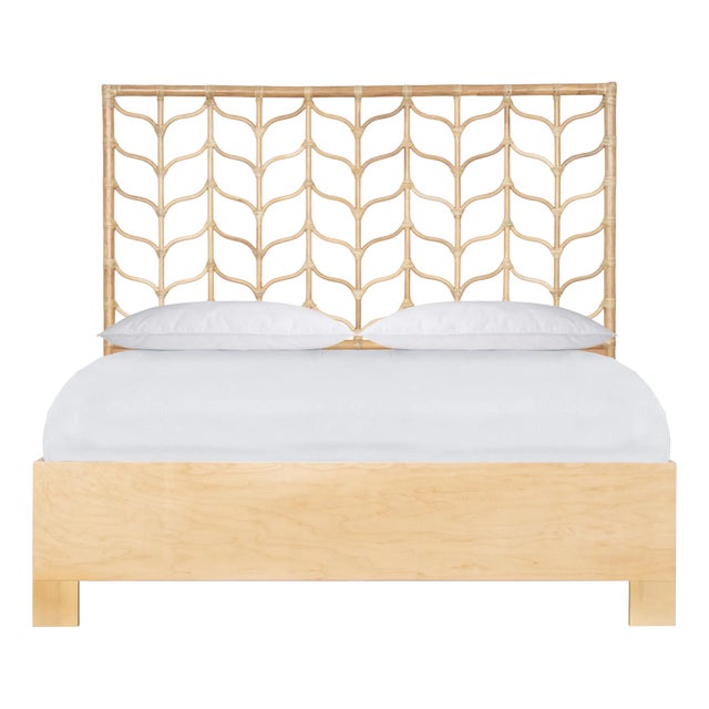 Ivy Platform Bed Queen, Natural For Sale