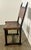 Set of Six Spanish Revival Leather and Carved Wood Armchairs For Sale - Image 11 of 15