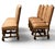 Set of 8 dining chairs. A contemporary take on the classic Louis XIV Os De Mouton Chair, with a more ergonomic and...