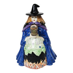 1997 Inspirado Witchy Poo Hand-Painted Halloween Teapot