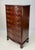 Rare Henkel Harris Serpentine Flame Mahogany Tall Chest of Drawers (Style No. 315, Finish 29) For Sale - Image 6 of 18