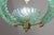 1950s Extra Rare Green Acquamarine Art Deco Barovier E Toso Chandelier For Sale - Image 10 of 16