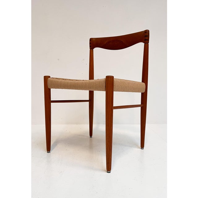 Vintage Papercord Chairs by H. Klein for Bramin, 1960s, Set of 4 For Sale - Image 17 of 18