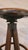 Early 20th Century Antique Oak Stool For Sale - Image 4 of 5