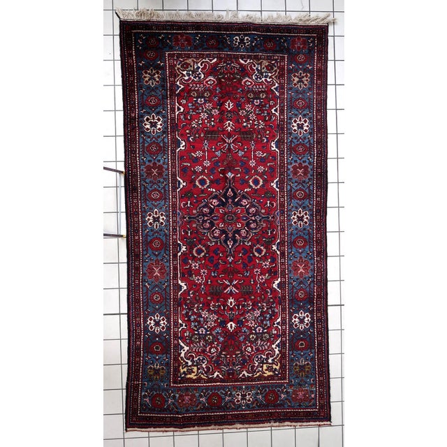 1960s, Handmade Vintage Persian Malayer Rug 5.4' X 10.6' For Sale - Image 13 of 15
