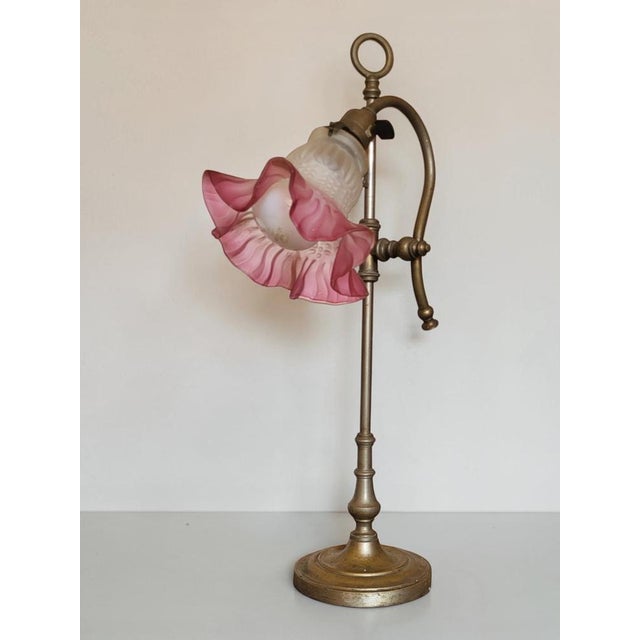 Art Deco Gooseneck Desk Lamp, France, 1930s For Sale - Image 3 of 12