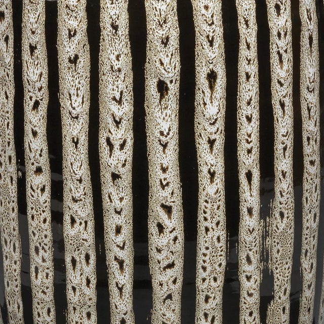 Jamie Young Barnaby Ceramic Vase For Sale - Image 4 of 9