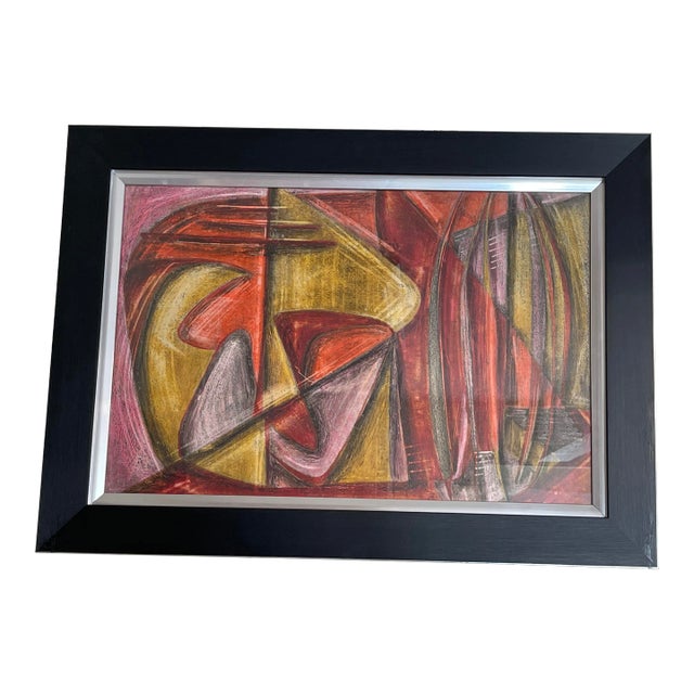 Mid 20th Century Abstract Collage by Carol Crain For Sale