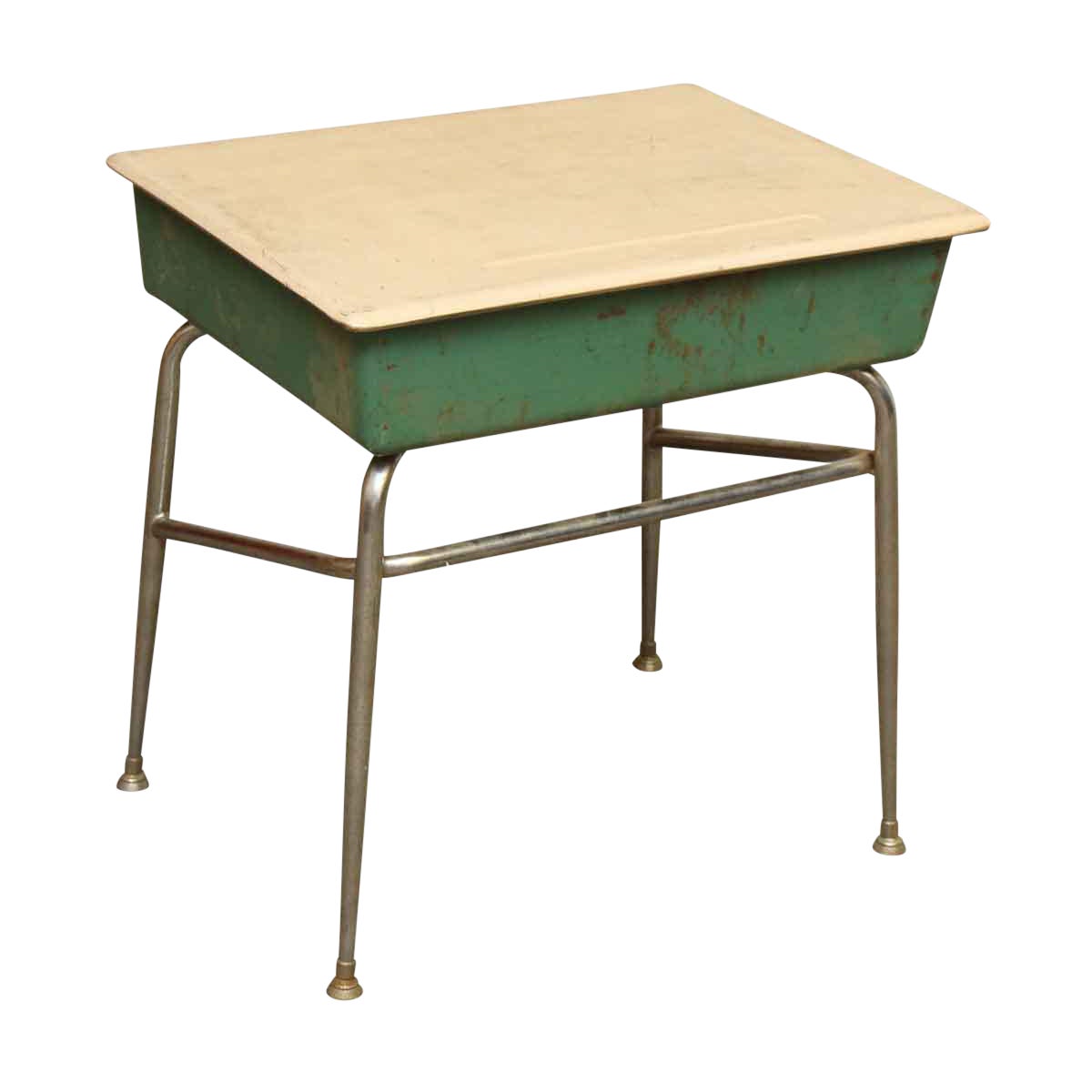 Metal Green School Desk Chairish
