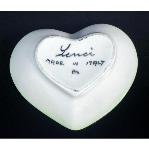 Heart-Shaped Plate by Lenci For Sale - Image 6 of 12