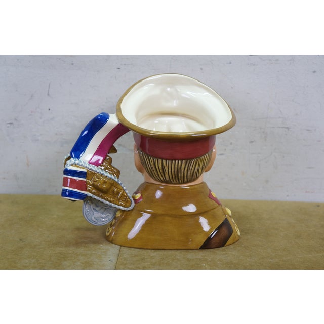Brown Royal Doulton English Traditional General Haig Military Leader Toby Character Jug For Sale - Image 8 of 12