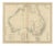 Antique Map of Australia with the 1855 Population Table and County Lists, 1858 For Sale